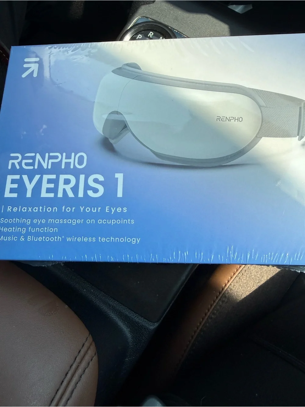 Eyeris 1 White Eye Massager with Heating & Bluetooth